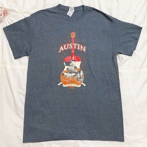 Austin Texas Live Music Capital Tee Shirt